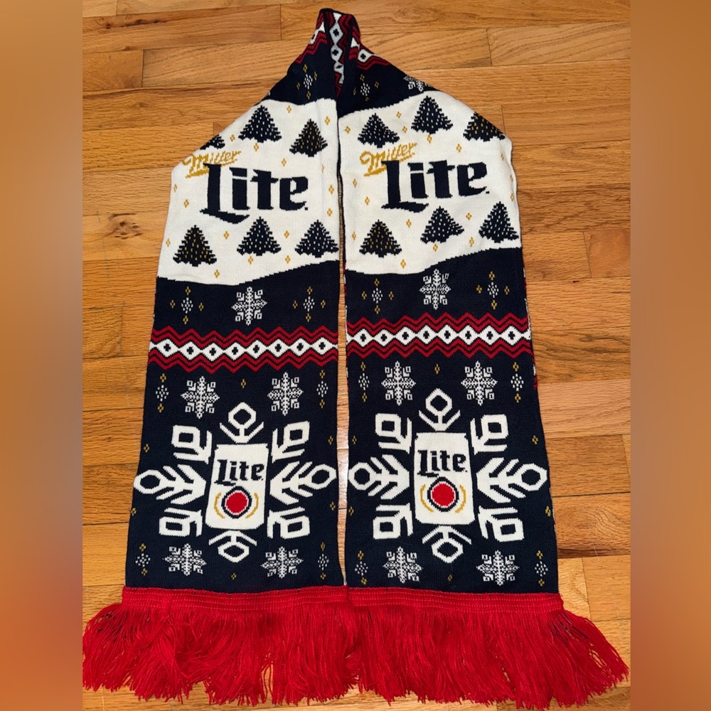 Miller Lite Beer Scarf